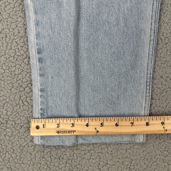 Vintage 90s Tommy Hilfiger Freedom Jeans Men 32x34 (32x30) Blue Light Wash Denim - Picture 10 of 16